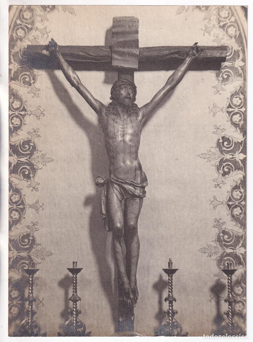 Fotograf&iacute;a antigua: FOTOGRAF&Iacute;A. CATEDRA. CRISTO DE LA AGON&Iacute;A O DE LOS LOZOYA. 23,5 X 17 CM.