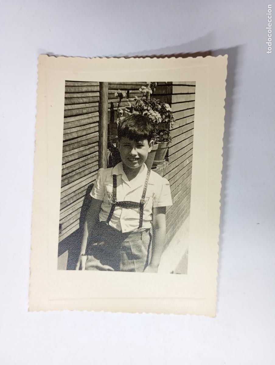 Fotografia antica: ANTIGUA FOTOGRAF&Iacute;A CHICO SONRIENTE. FOTO SAEZ BILBAO. TDKP27L