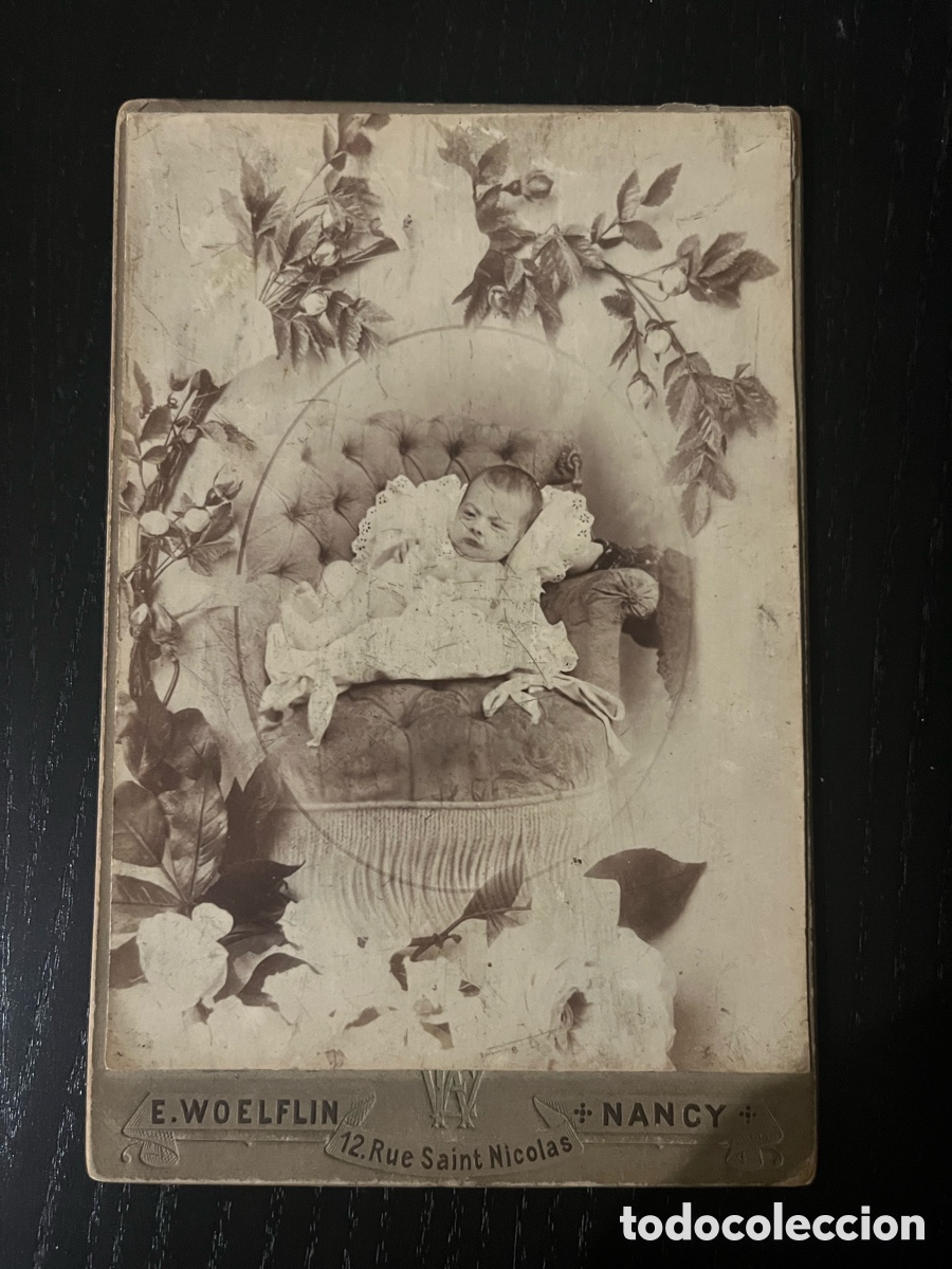 Fotografia antica: Antigua fotograf&iacute;a de estudio E. Woeflin en Nancy