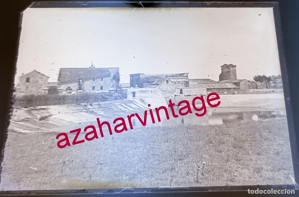 Fotograf&iacute;a antigua: ANTIGUO CRISTAL POSITIVO, SIGLO XIX, LOTE PROCEDENTE DE MALAGA