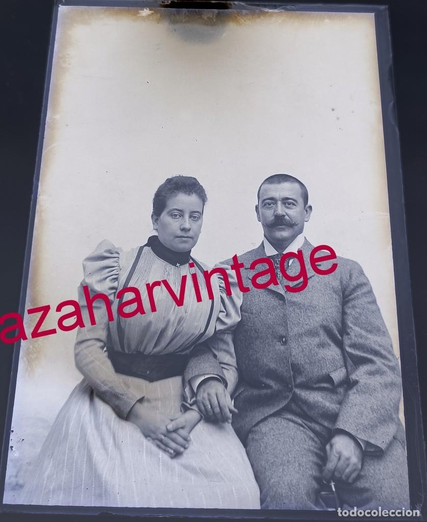 Fotograf&iacute;a antigua: ANTIGUO CRISTAL POSITIVO, SIGLO XIX, LOTE PROCEDENTE DE MALAGA