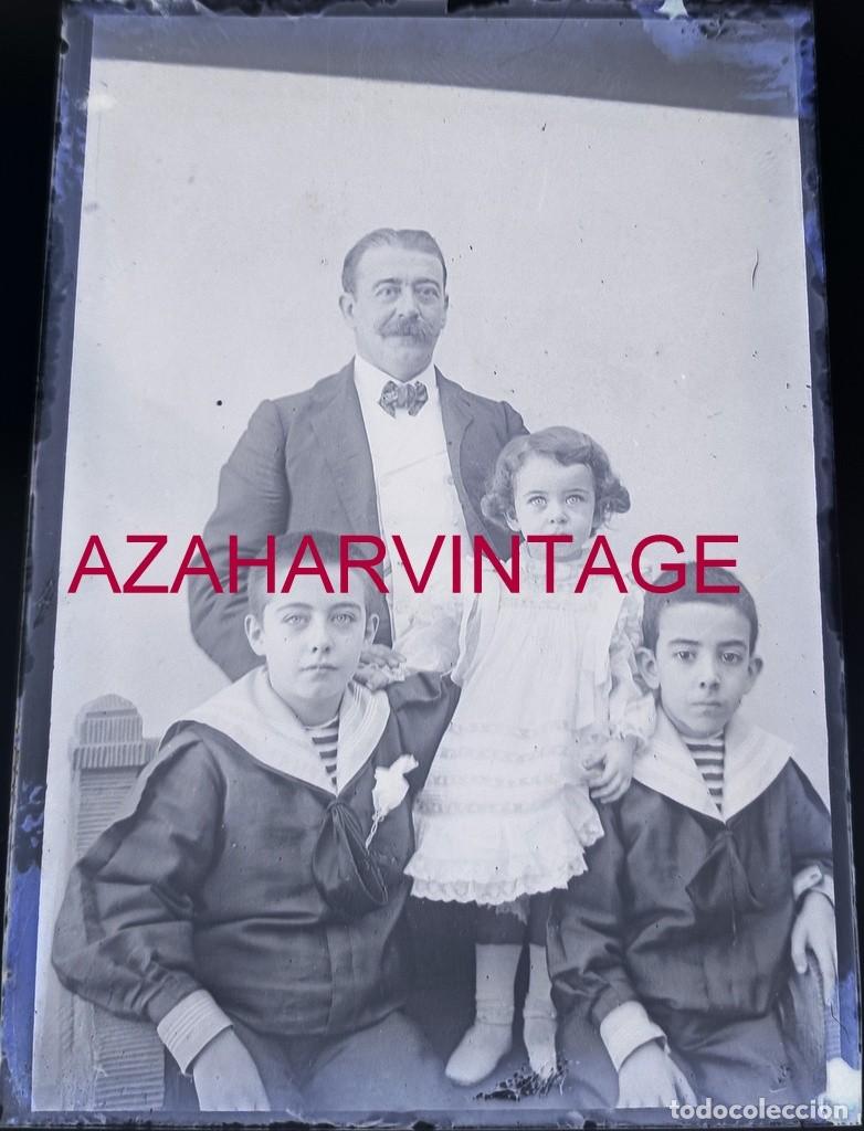Fotograf&iacute;a antigua: ANTIGUO CRISTAL POSITIVO, SIGLO XIX, LOTE PROCEDENTE DE MALAGA