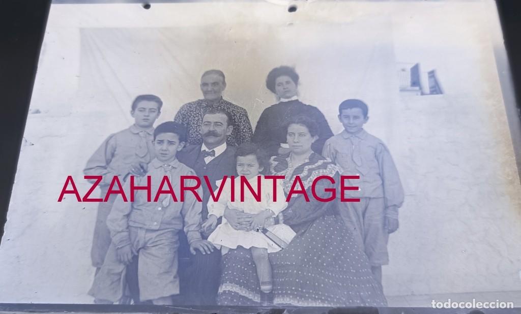 Fotograf&iacute;a antigua: ANTIGUO CRISTAL POSITIVO, SIGLO XIX, LOTE PROCEDENTE DE MALAGA