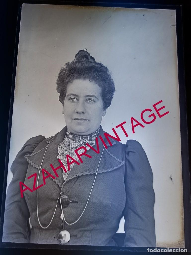 Fotograf&iacute;a antigua: ANTIGUO CRISTAL POSITIVO, SIGLO XIX, LOTE PROCEDENTE DE MALAGA