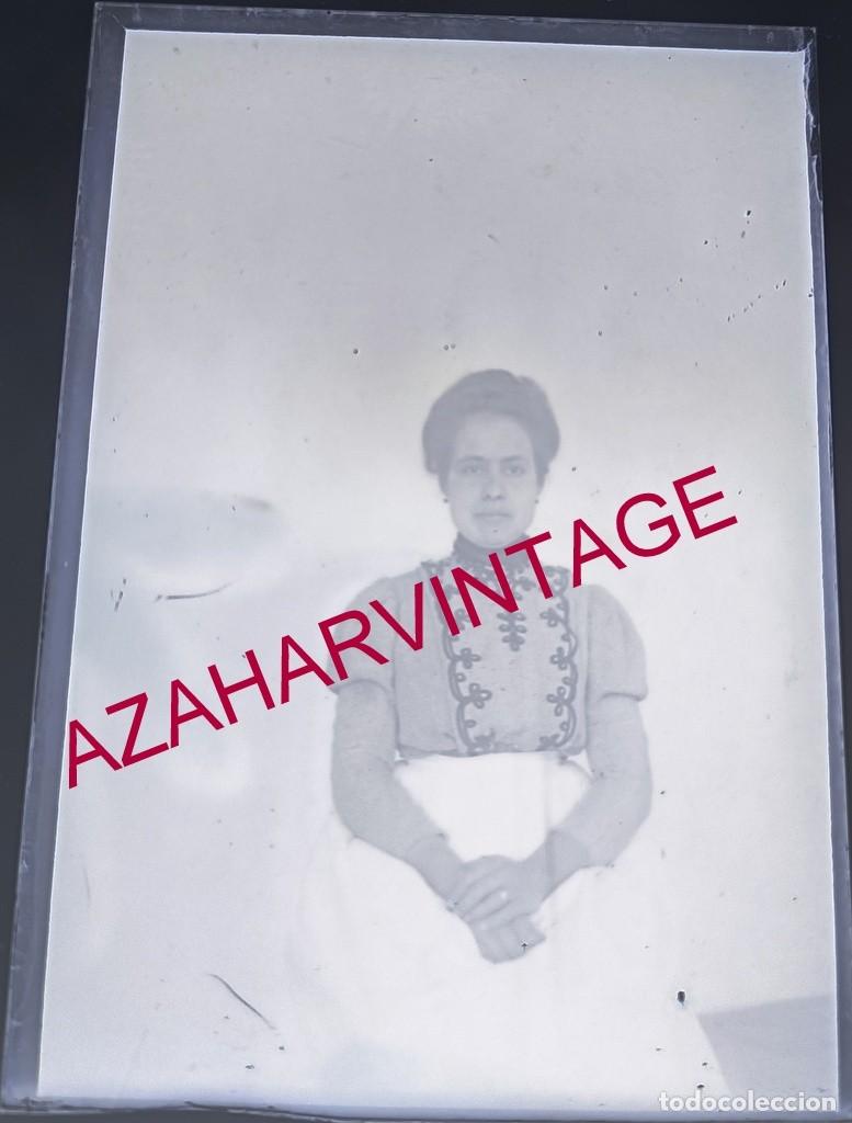 Fotograf&iacute;a antigua: ANTIGUO CRISTAL POSITIVO, SIGLO XIX, LOTE PROCEDENTE DE MALAGA
