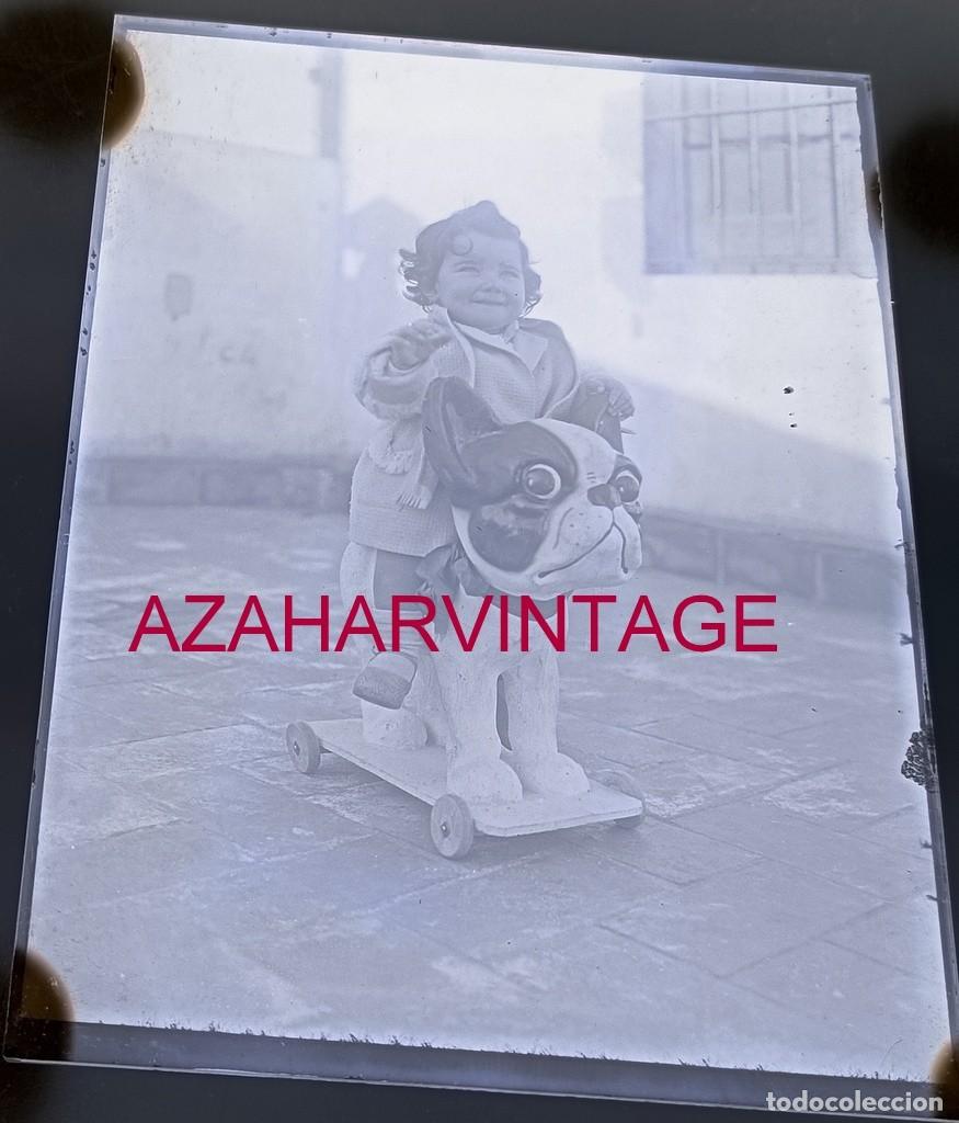 Fotograf&iacute;a antigua: ANTIGUO CRISTAL POSITIVO, SIGLO XIX, LOTE PROCEDENTE DE MALAGA