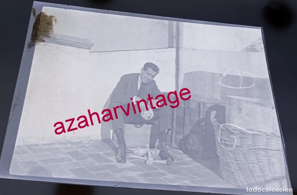 Fotografia antiga: ANTIGUO CELULOIDE POSITIVO, SIGLO XIX, LOTE PROCEDENTE DE MALAGA