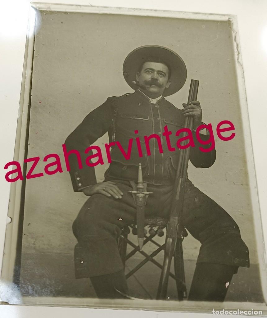 Fotografia antiga: ANTIGUO CRISTAL POSITIVO, SIGLO XIX, LOTE PROCEDENTE DE MALAGA