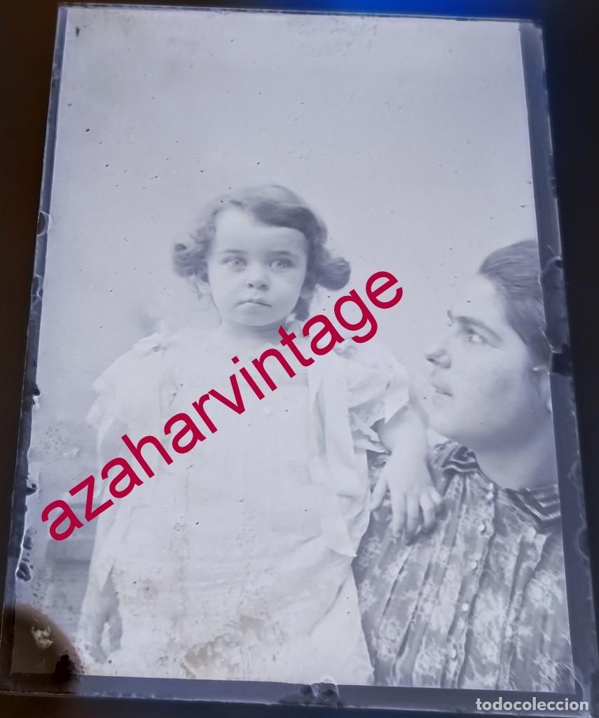 Fotografia antiga: ANTIGUO CRISTAL POSITIVO, SIGLO XIX, LOTE PROCEDENTE DE MALAGA