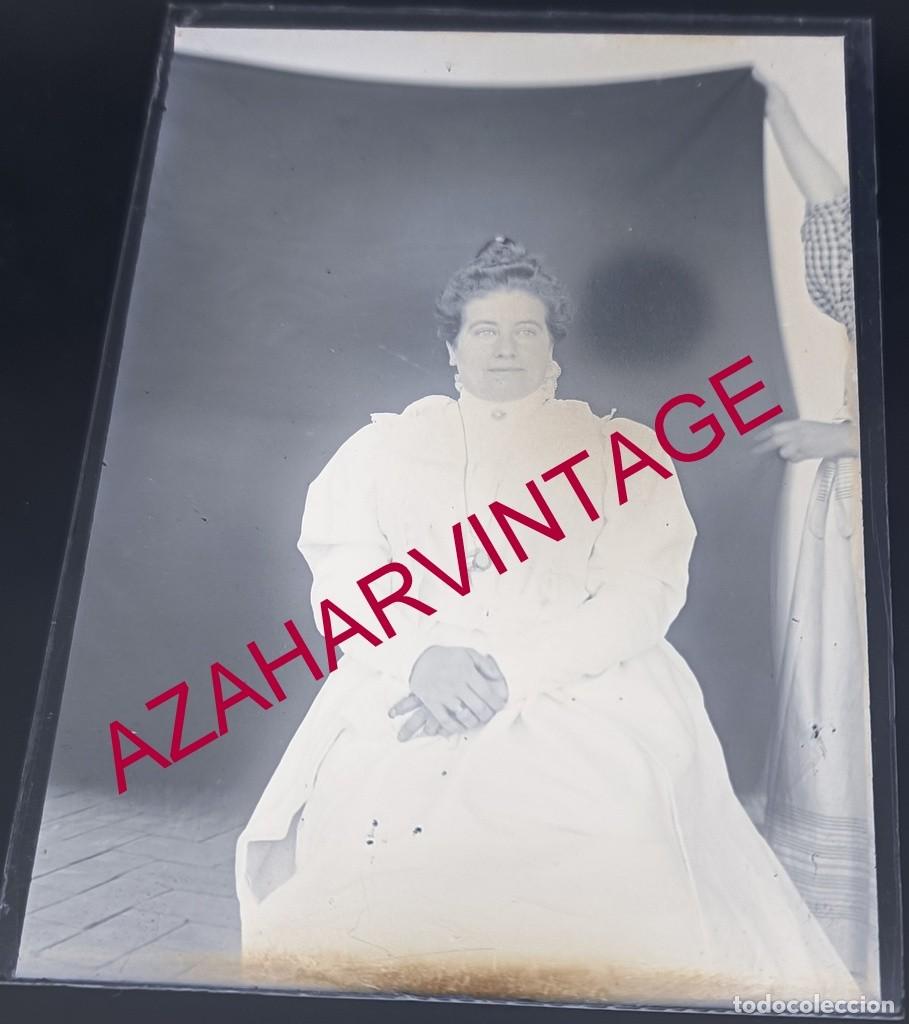 Fotografia antica: ANTIGUO CRISTAL POSITIVO, SIGLO XIX, LOTE PROCEDENTE DE MALAGA