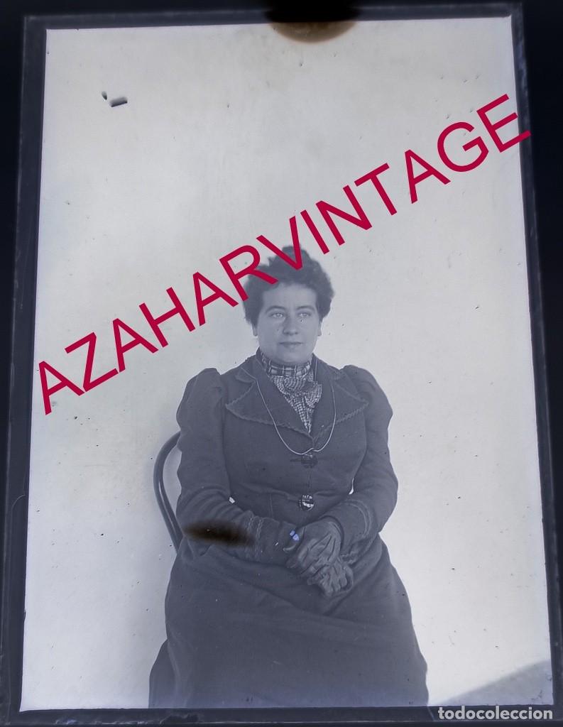 Fotografia antiga: ANTIGUO CRISTAL POSITIVO, SIGLO XIX, LOTE PROCEDENTE DE MALAGA