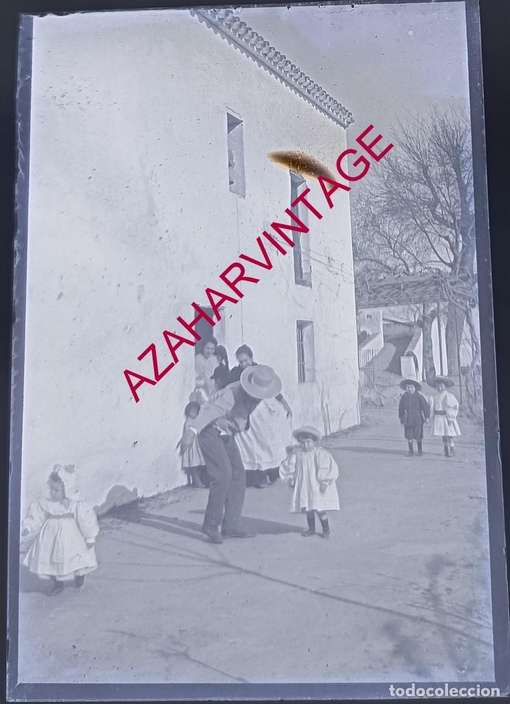 Fotografia antiga: ANTIGUO CRISTAL POSITIVO, SIGLO XIX, LOTE PROCEDENTE DE MALAGA