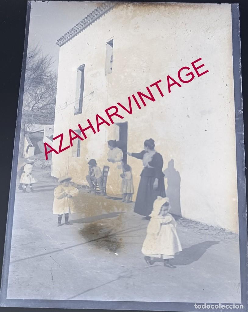 Fotografia antiga: ANTIGUO CRISTAL POSITIVO, SIGLO XIX, LOTE PROCEDENTE DE MALAGA