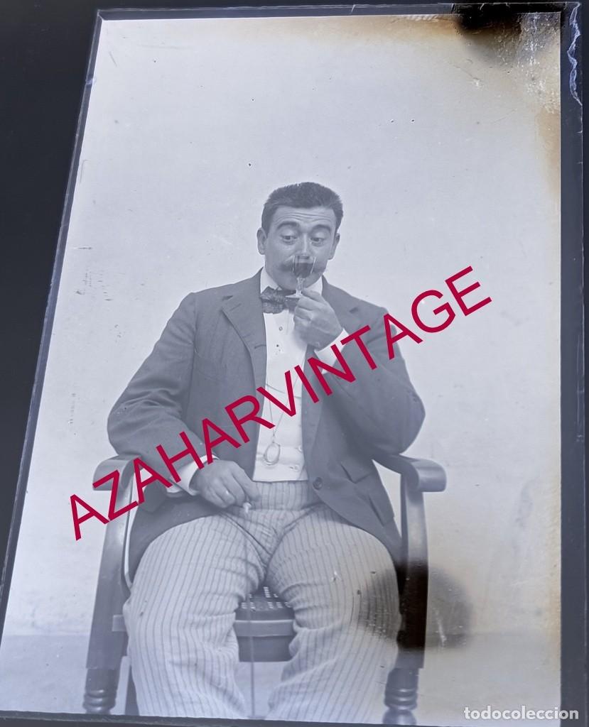 Fotografia antiga: ANTIGUO CRISTAL POSITIVO, SIGLO XIX, LOTE PROCEDENTE DE MALAGA