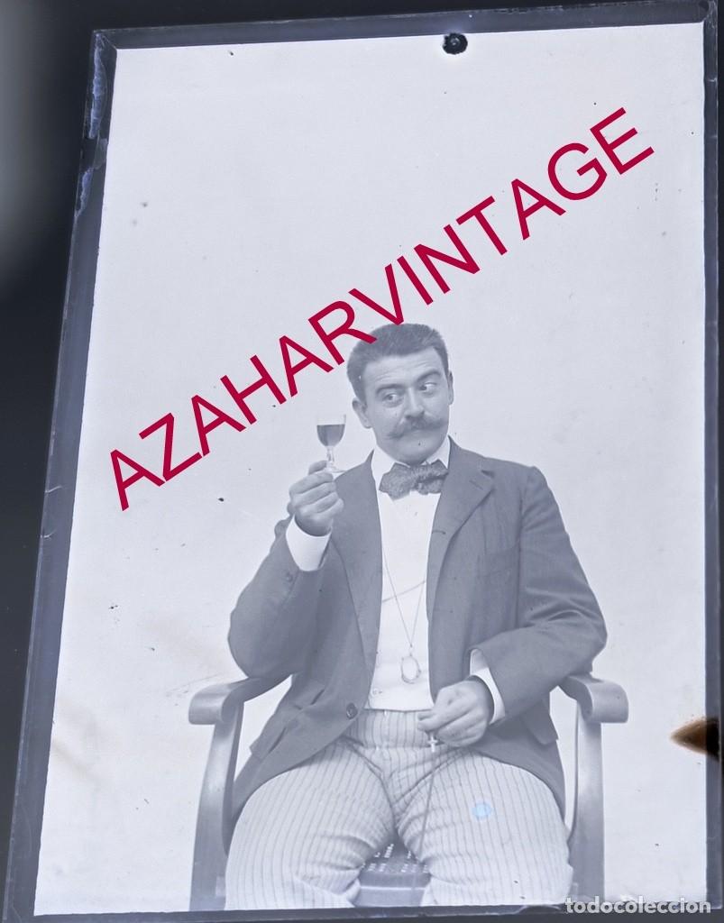 Fotografia antiga: ANTIGUO CRISTAL POSITIVO, SIGLO XIX, LOTE PROCEDENTE DE MALAGA