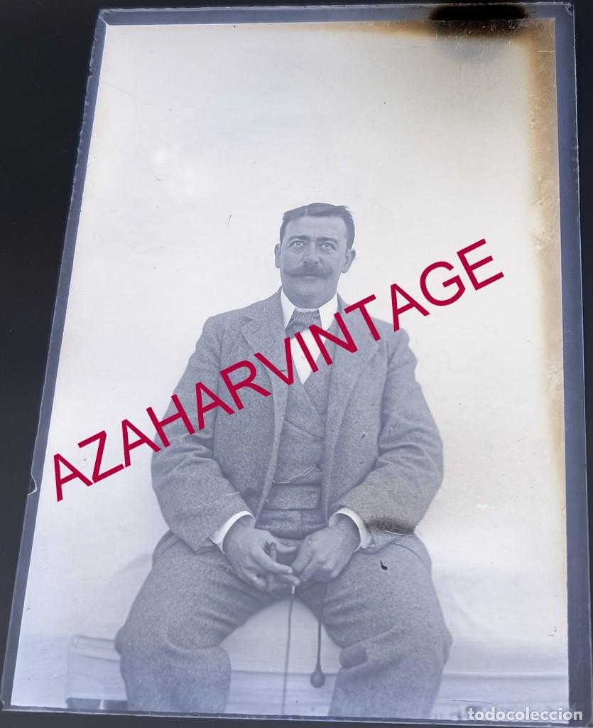 Fotografia antiga: ANTIGUO CRISTAL POSITIVO, SIGLO XIX, LOTE PROCEDENTE DE MALAGA