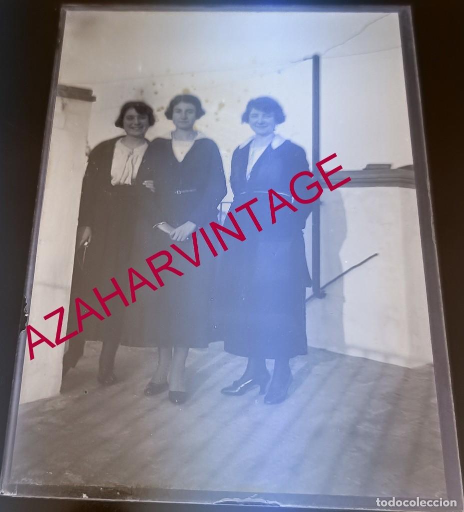 Fotografia antiga: ANTIGUO CRISTAL POSITIVO, SIGLO XIX, LOTE PROCEDENTE DE MALAGA