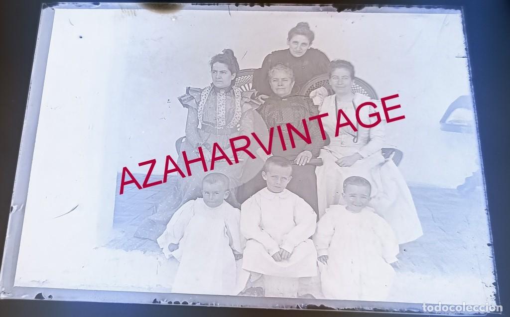 Fotografia antiga: ANTIGUO CRISTAL POSITIVO, SIGLO XIX, LOTE PROCEDENTE DE MALAGA