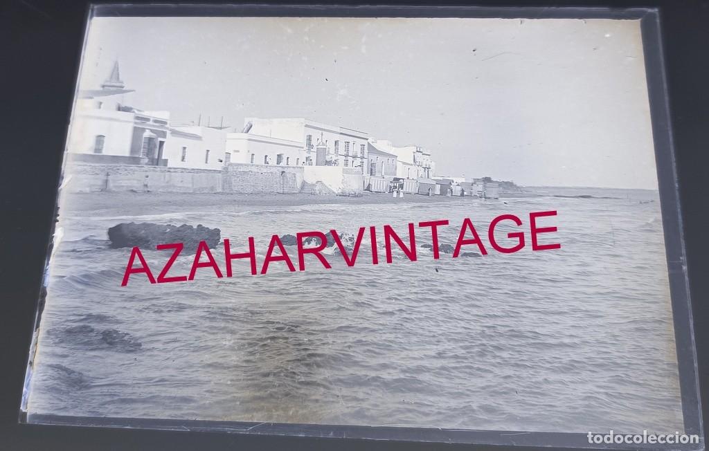 Fotografia antiga: ANTIGUO CRISTAL POSITIVO, SIGLO XIX, LOTE PROCEDENTE DE MALAGA