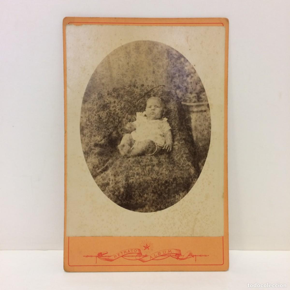 Fotografia antiga: Fotograf&iacute;a Antigua: Retrato Ni&ntilde;a, Noemia Hayes - J. Olaran Fotograf&iacute;a Instant&aacute;nea, Septiembre 1886