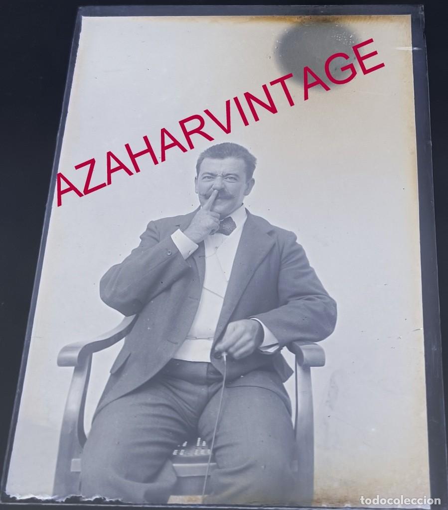 Fotografia antiga: ANTIGUO CRISTAL POSITIVO, SIGLO XIX, LOTE PROCEDENTE DE MALAGA