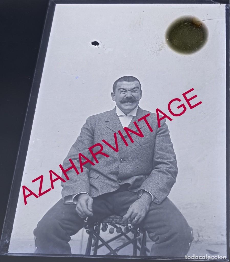 Fotografia antiga: ANTIGUO CRISTAL POSITIVO, SIGLO XIX, LOTE PROCEDENTE DE MALAGA