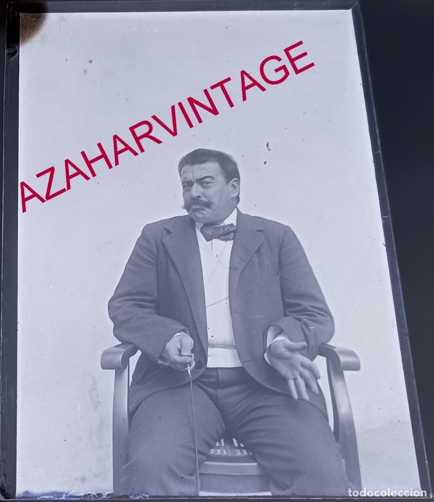 Fotografia antiga: ANTIGUO CRISTAL POSITIVO, SIGLO XIX, LOTE PROCEDENTE DE MALAGA