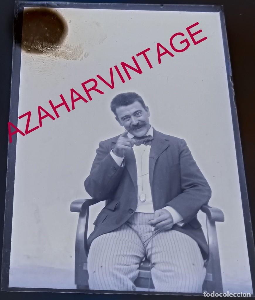 Fotografia antiga: ANTIGUO CRISTAL POSITIVO, SIGLO XIX, LOTE PROCEDENTE DE MALAGA