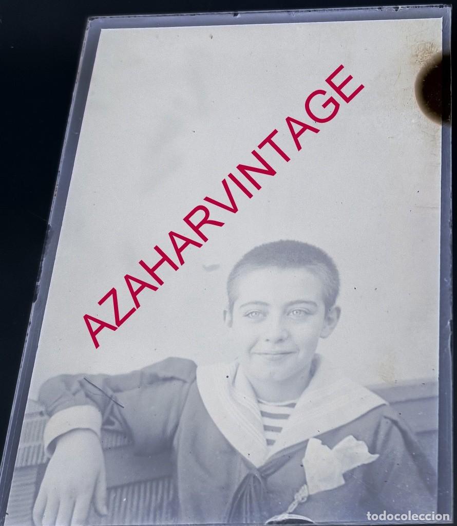 Fotograf&iacute;a antigua: ANTIGUO CRISTAL POSITIVO, SIGLO XIX, LOTE PROCEDENTE DE MALAGA