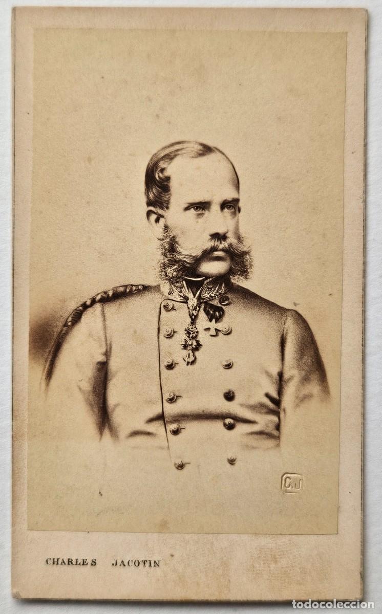 Fotografia antica: Francisco Jos&eacute; I emperador de Austria. Fot. Charles Jacotin