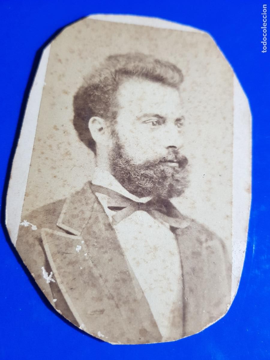 Fotografia antica: FOTOGRAFIA DE DICADA A UNA MUJER EN CARTON