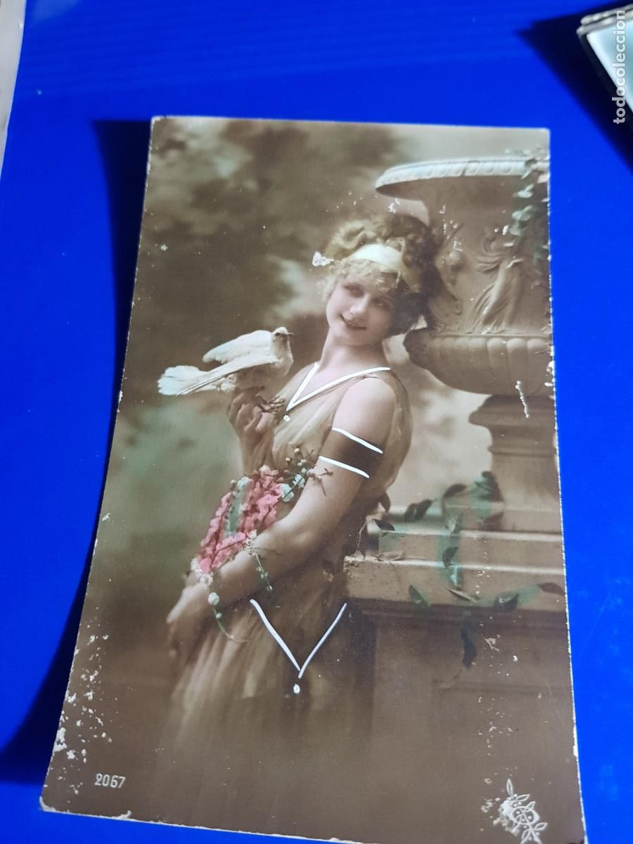 Fotografia antica: TARJETA POSTAL COLOREADA A&Ntilde;O 1920