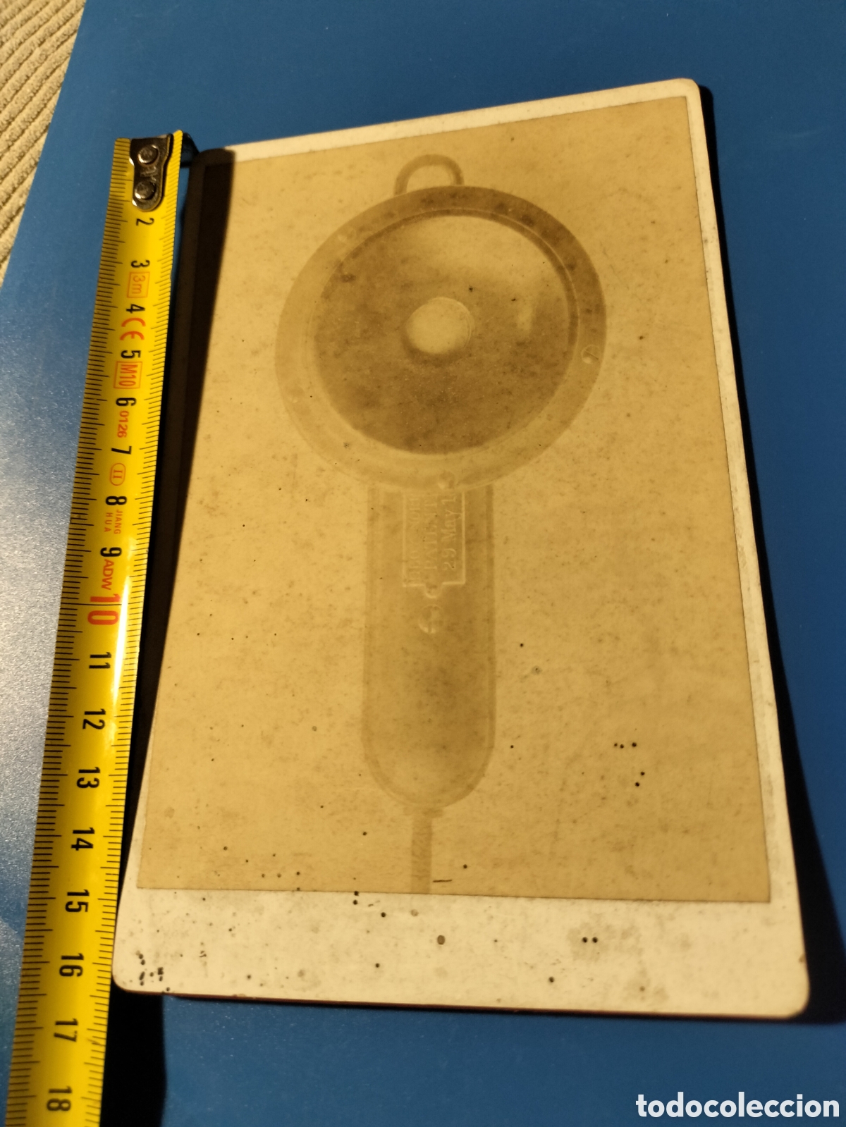 Fotografia antica: CR Alb&uacute;mina de la patente de Albert Bloy de Chicago, Illinois. Fotograf&iacute;a de producto.