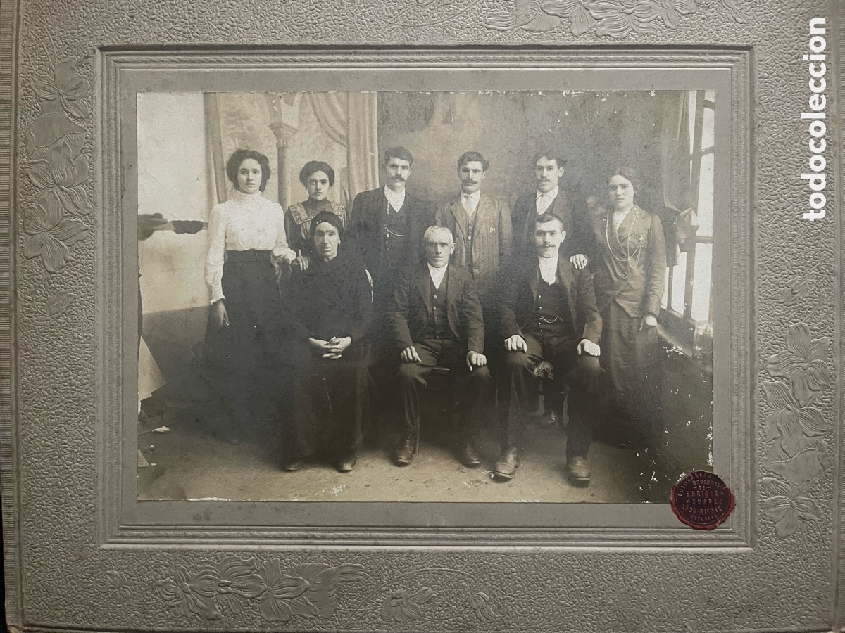 Fotografia antiga: Fotograf&iacute;a Mieres Enrique Su&aacute;rez albumina