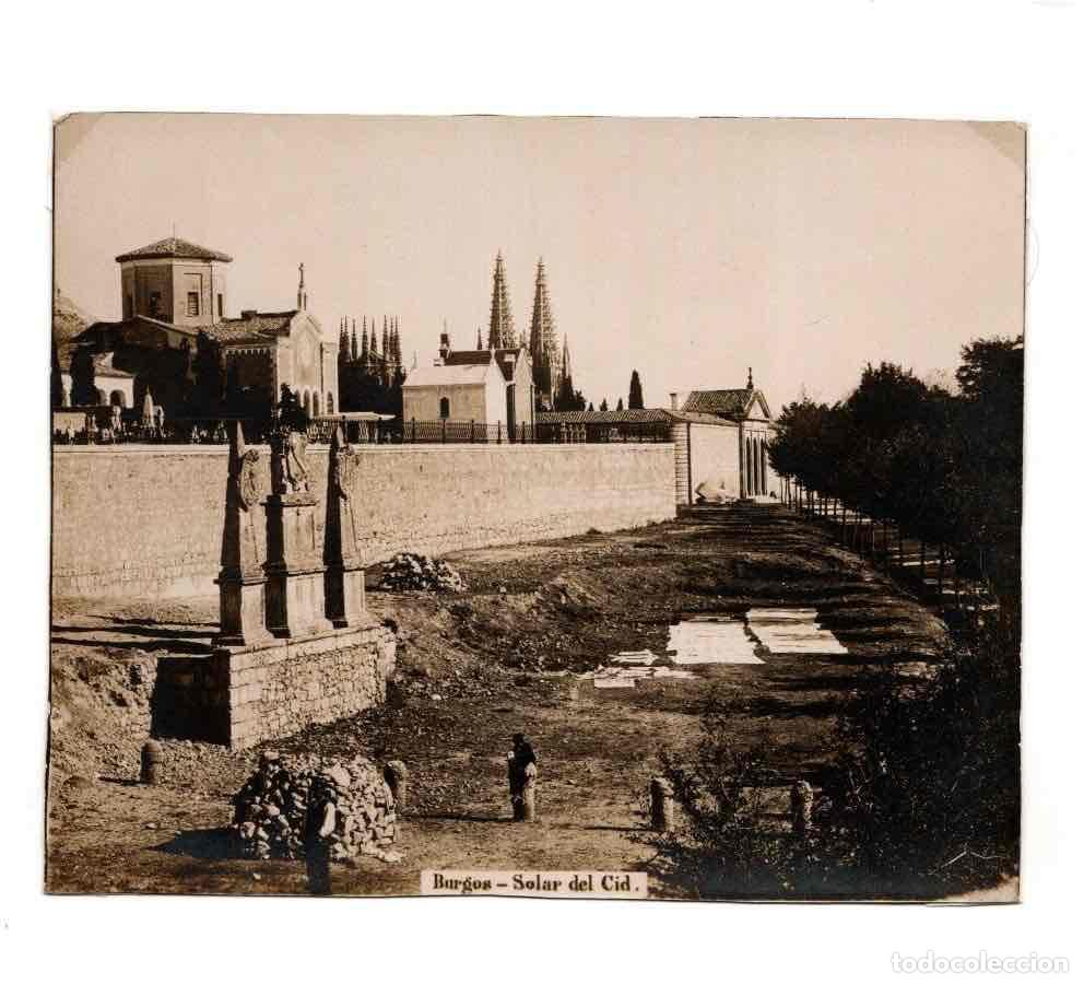 Fotografia antica: FOTOGRAFIA GELATINOBROMURO BURGOS. SOLAR DEL CID. C.1870
