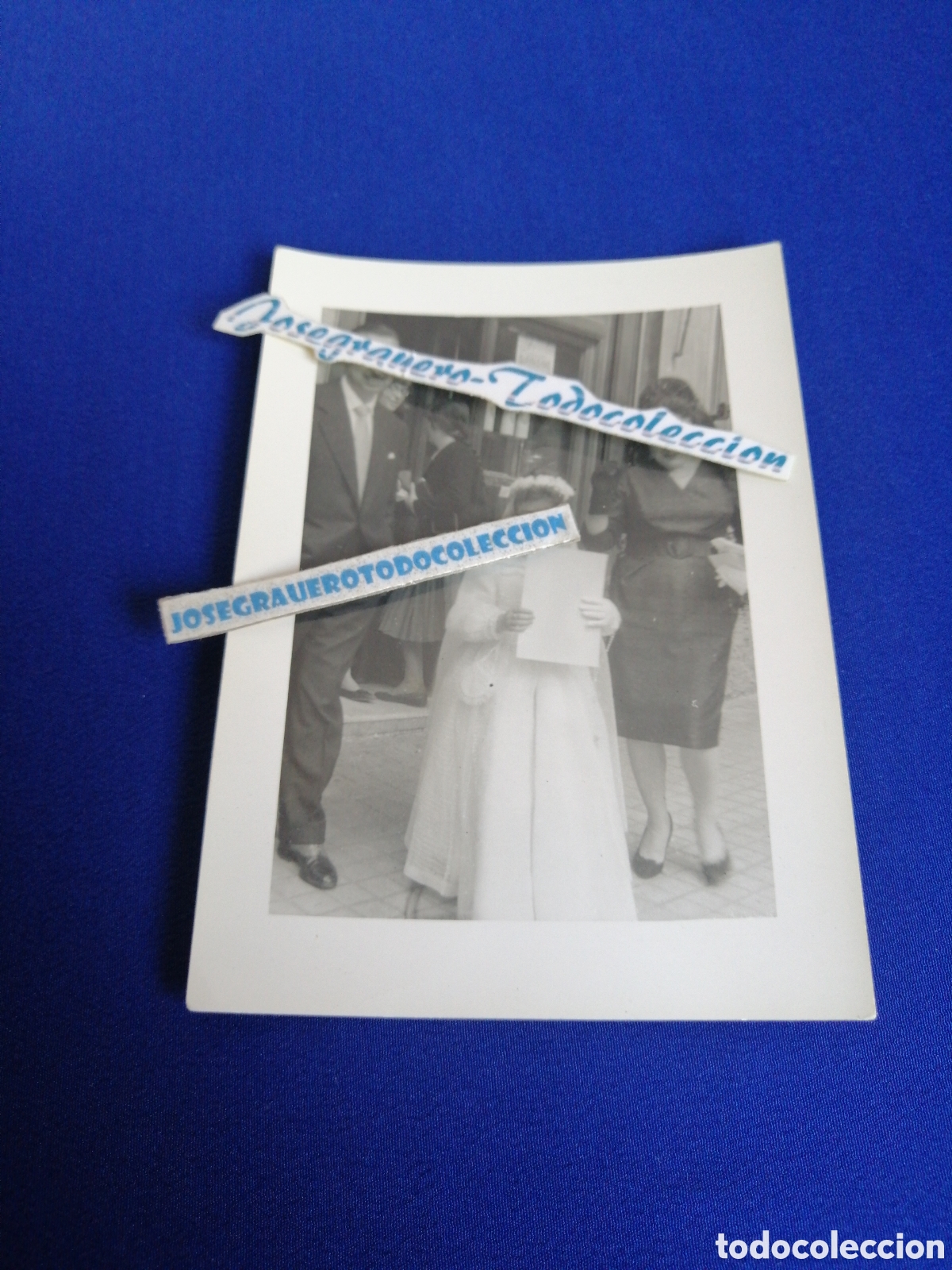 Fotografia antiga: COMUNI&Oacute;N NI&Ntilde;A MODELO CLAVARIESA FOTOGRAF&Iacute;A ANTIGUA SIGLO PASADO