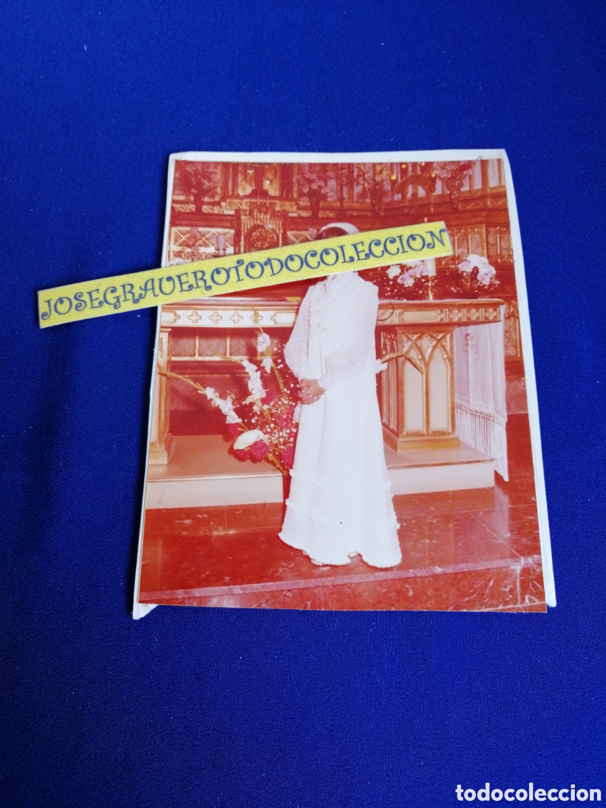 Antique Photography: COMUNI&Oacute;N NI&Ntilde;A MODELO POSANDO FOTOGRAF&Iacute;A ANTIGUA SIGLO PASADO