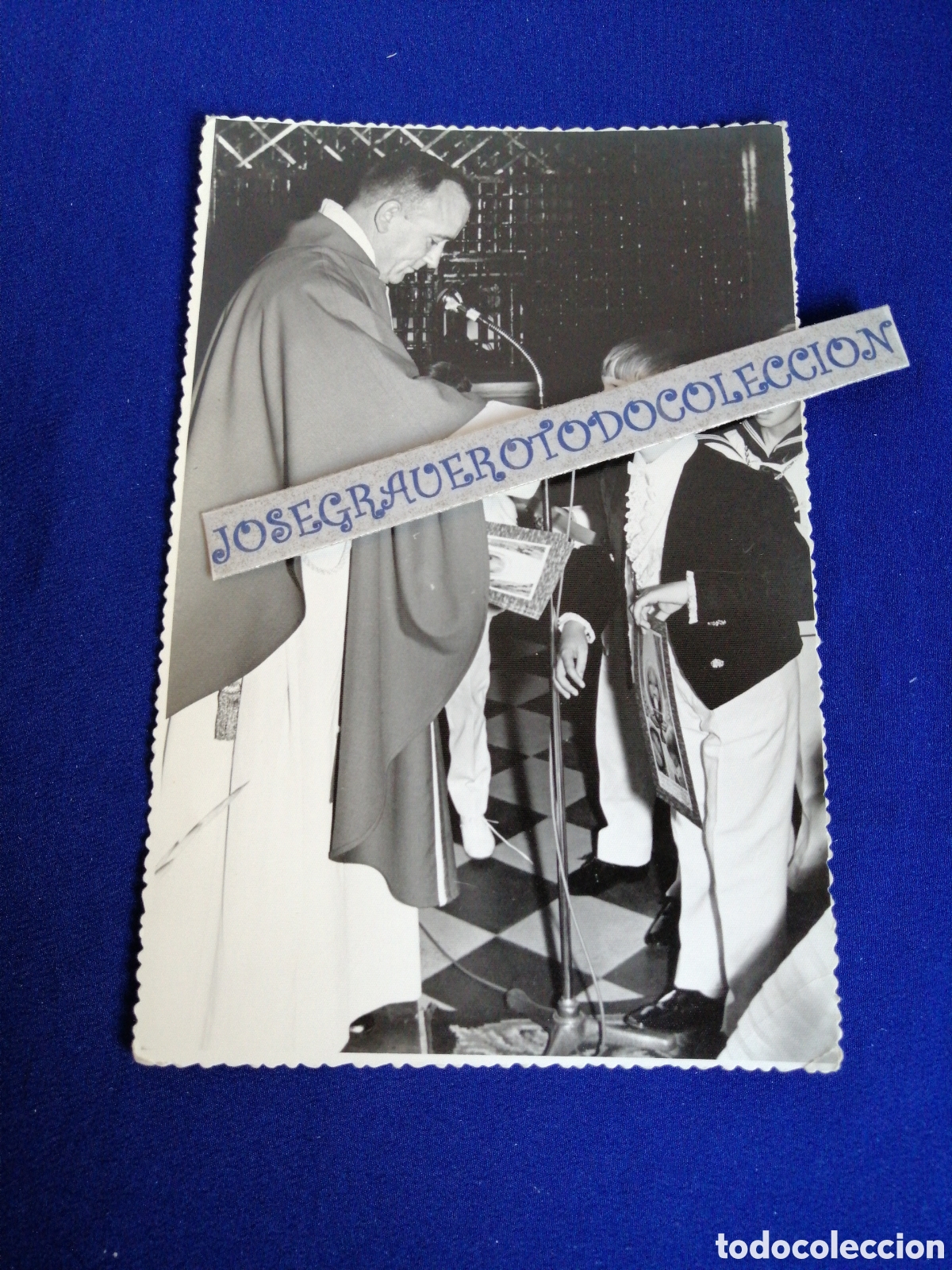 Antique Photography: COMUNI&Oacute;N NI&Ntilde;O MODELO SELLO FOTOGR&Aacute;FICO FOTOS UVILA (VALENCIA)