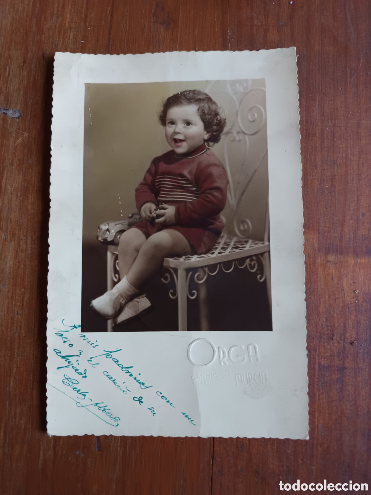 Alte Fotografie: Fotograf&iacute;a Orga c&aacute;rnica Murcia 1952