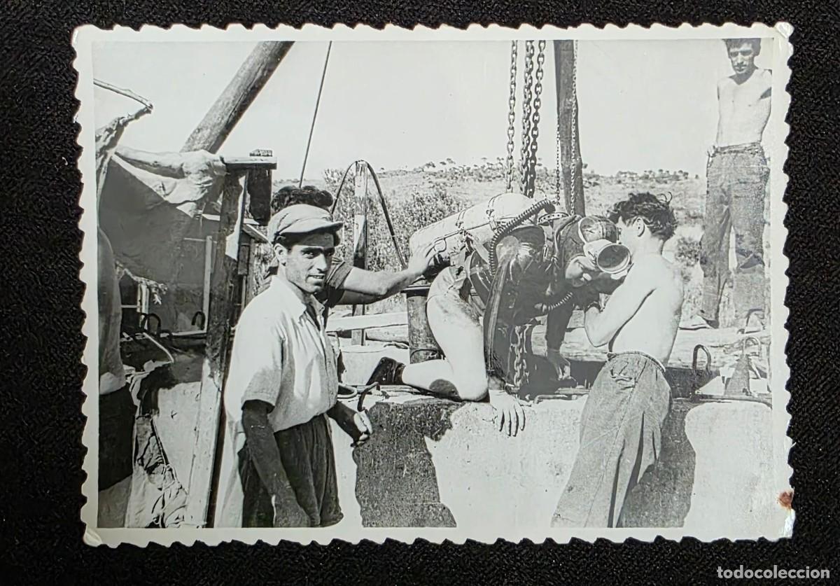 Alte Fotografie: Fotograf&iacute;a hist&oacute;rica &ndash; &ldquo;Pozo de Matarrell &middot; Operaci&oacute;n Hombres Rena (Tomelloso, 12 AGO 1958)&rdquo;
