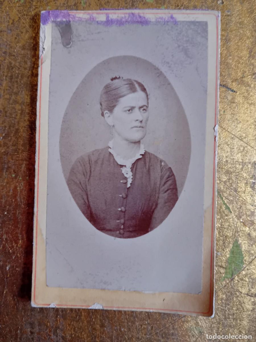 Fotografia antiga: Busto de mujer fot&oacute;grafo A.Corbi, d&eacute;cada de los 10.