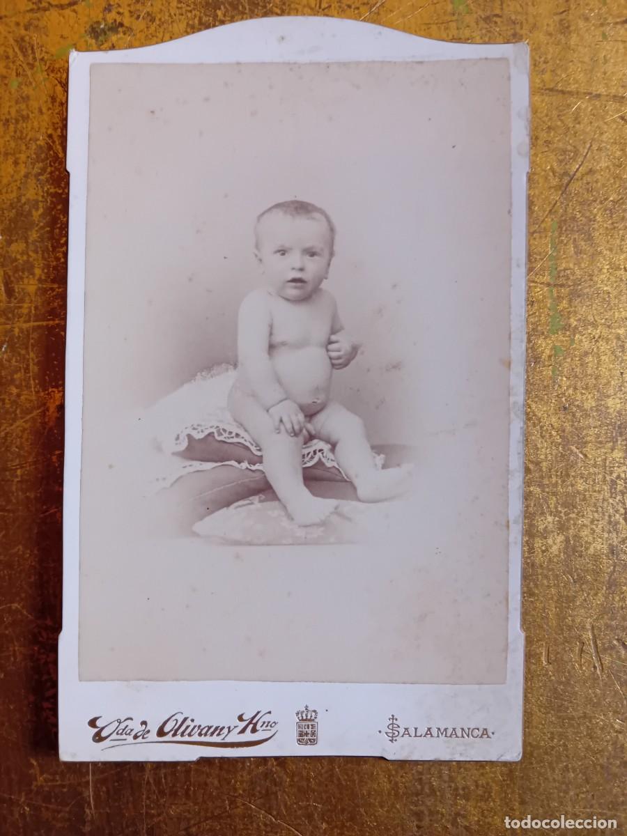 Antique Photography: Beb&eacute; desnudo sentado fot&oacute;grafo viuda de oliv&aacute;n y hermanos , Salamanca d&eacute;cada de los 10