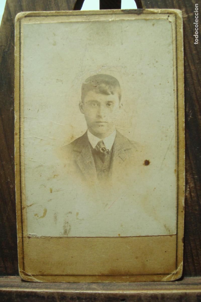 Fotografia antiga: ANTIGUA FOTOGRAFIA DE CHICO. FOTO FOTOGRAFIA NACIONAL. J. Q LUZURIAGA. CALLE FERIA 100 SEVILLA