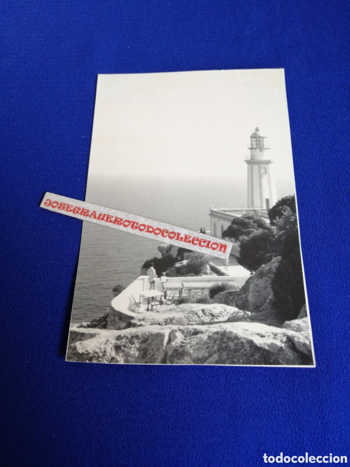 Fotografia antiga: JAVEA (ALICANTE) CAP LA NAU - FARO FOTOGRAF&Iacute;A ANTIGUA SIGLO PASADO