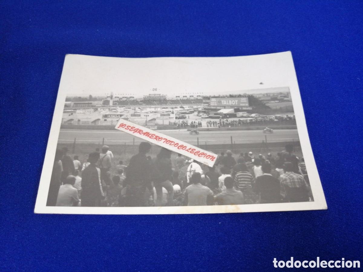 Fotografia antica: CIRCUITO DEL JARAMA - MOTOCICLISMO PUBLICIDAD TALBOT (MADRID)-JARAMA CIRCUIT - MOTORCYCLING