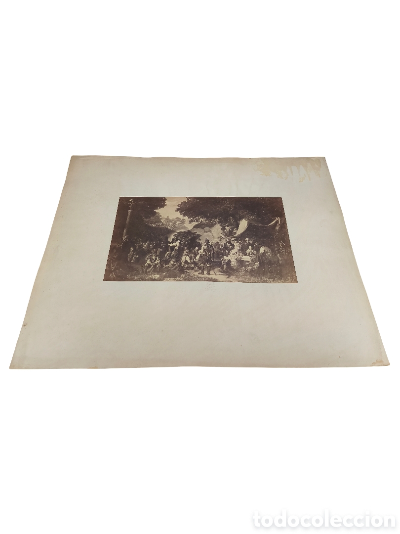 Fotograf&iacute;a antigua: GRAN FOTOGRAF&Iacute;A ALB&Uacute;MINA S. XIX - C. CLIFFORD - &rdquo;UNA ROMER&Iacute;A&rdquo; - OBRA ORIGINAL DE J. M&Eacute;NDEZ