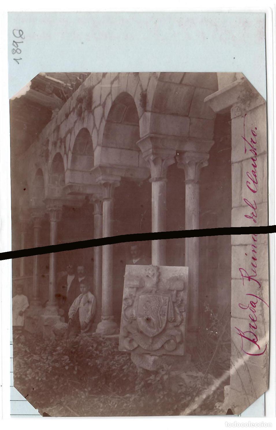 Fotograf&iacute;a antigua: Barcelona. Breda . Ruinas del Claustro. 1896. 11,2 x 15 cms. . Vell i Bell