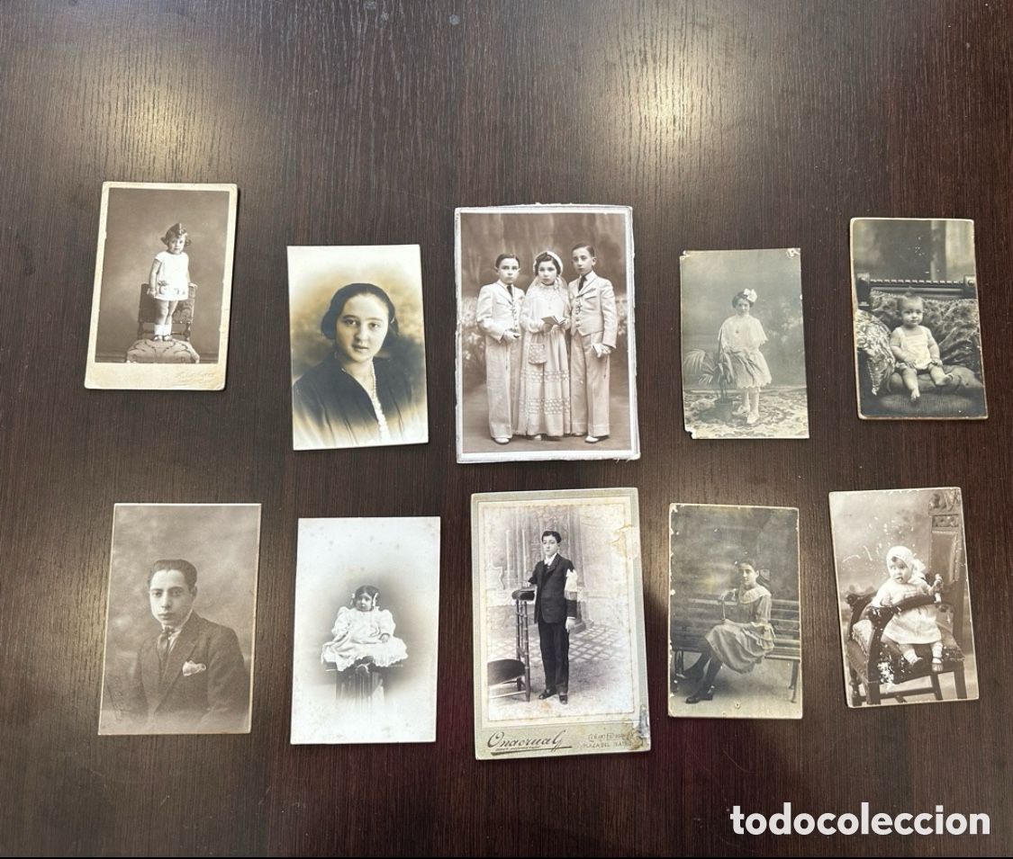 Fotografia antiga: LOTE DE 10 FOTOGRAFIAS ALBUMINA RETRATOS NI&Ntilde;OS - DIFERENTES FOTOGRAFOS BARCELONA SXIX. (Z).