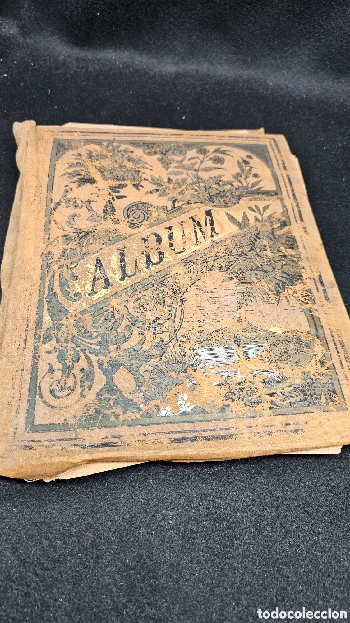 Fotograf&iacute;a antigua: Antiguo &aacute;lbum de fotos con fotos varias