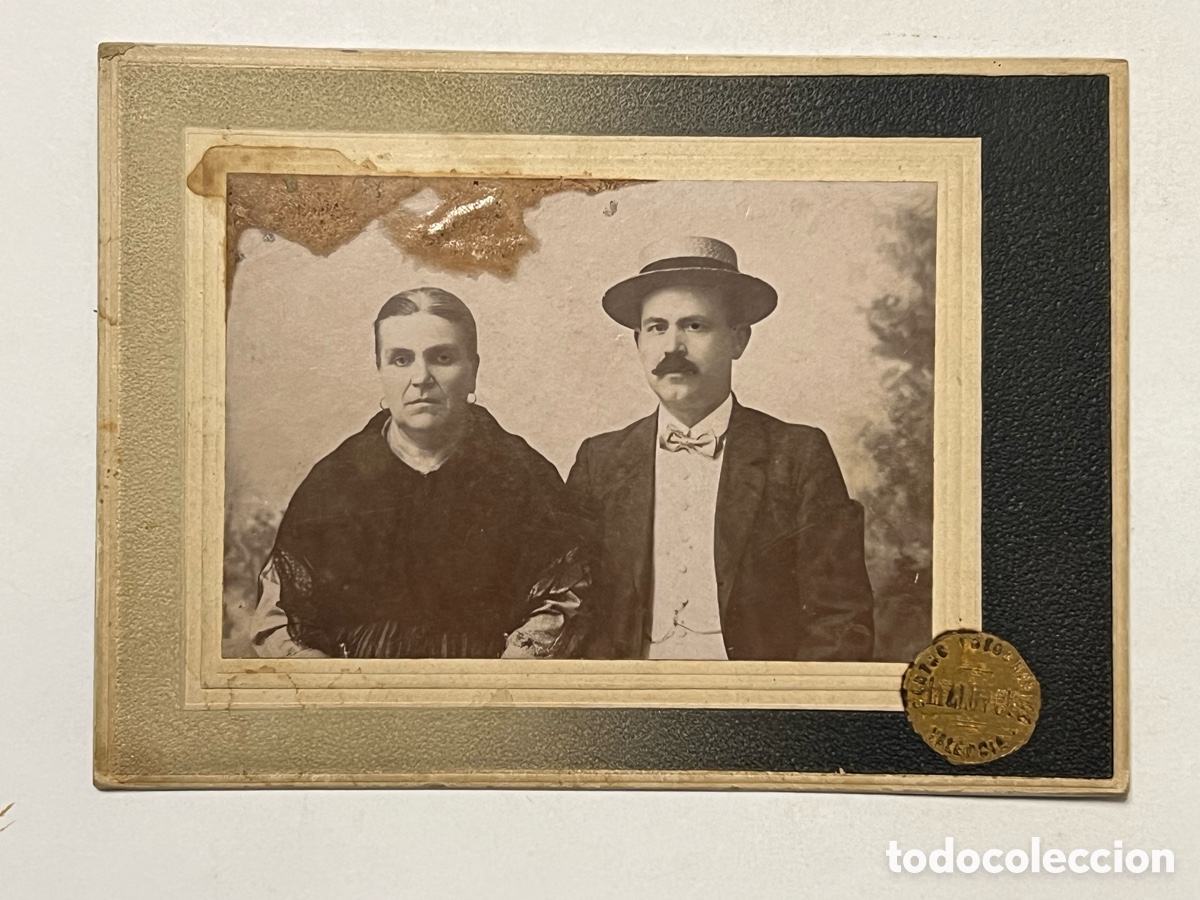 Fotograf&iacute;a antigua: SE&Ntilde;ORES, Burgues&iacute;a Valenciana. Centro Fotogr&aacute;fico Lillo y C&iacute;a, Valencia (fin Siglo XIX)